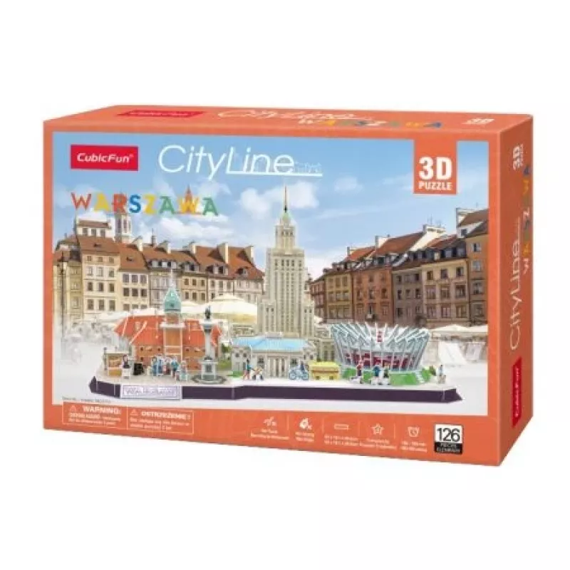 Puzzle 3D - Cityline Varsóvia