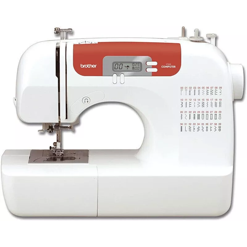 Máquina de costura controlada por computador Brother CS10s elétrica