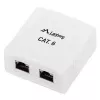 Lanberg OS6-0002-W caixa de superfície, 2x RJ45 Cat.6, branca