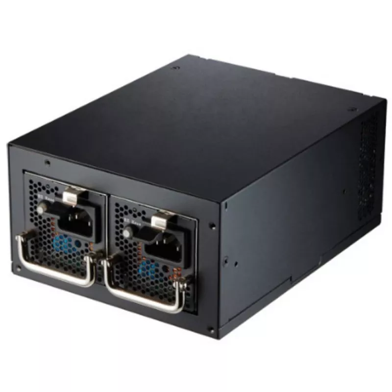 Fonte de alimentação FSP Twins PRO 700W PS2 ATX redundante ATX preto, 700 W, 100 - 240 V, 50 - 60 Hz, 10-5 A, ativa, 130 W