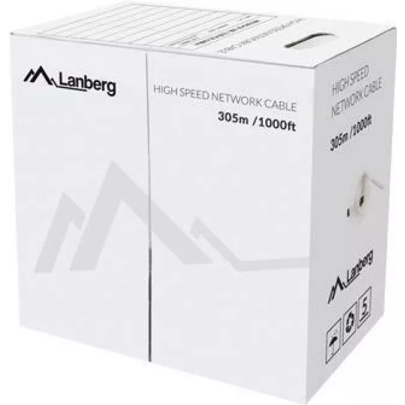 Cabo de rede Lanberg LCU5-12CU-0305-B U/UTP Cat5e 305 m azul