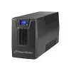 Fonte de alimentação ininterrupta PowerWalker VI 800 SCL FR — UPS Line‑Interactive 0,8 kVA (480 W), 2 tomadas tipo E, USB, RJ-45/RJ-11, bateria 12V 9Ah, torre, preto