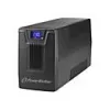Fonte de alimentação ininterrupta PowerWalker VI 800 SCL FR — UPS Line‑Interactive 0,8 kVA (480 W), 2 tomadas tipo E, USB, RJ-45/RJ-11, bateria 12V 9Ah, torre, preto