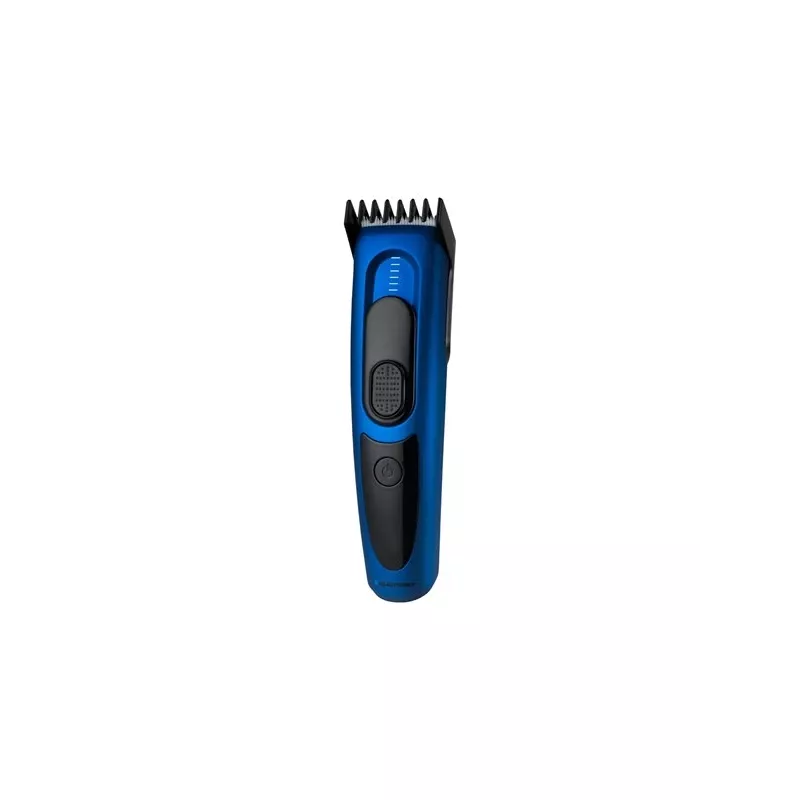 Aparador de barba BLAUPUNKT HCC401 — ajustável 3–24 mm, recarregável, preto/azul