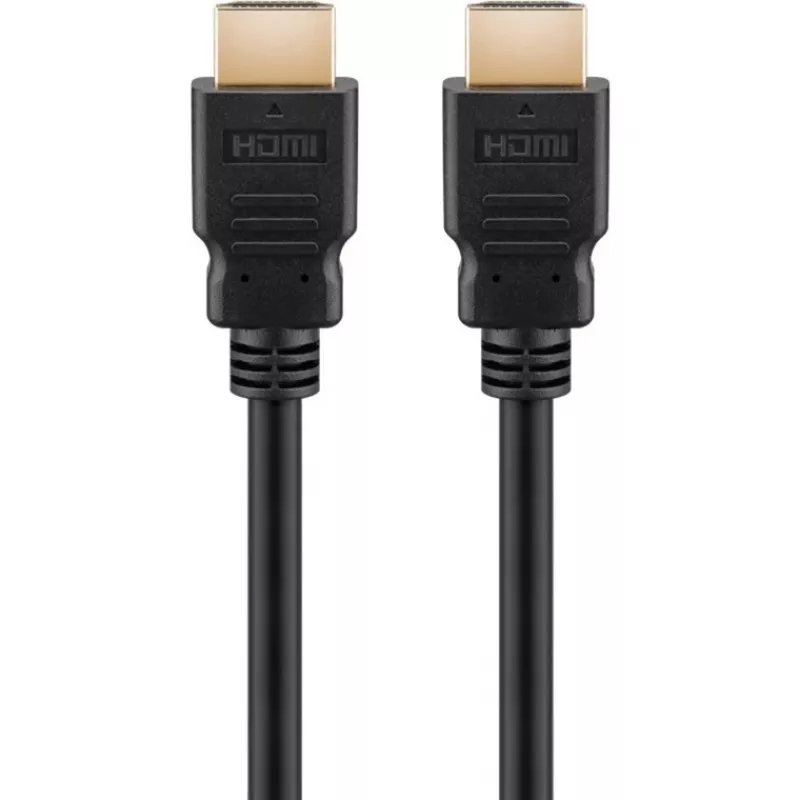 Goobay Series 2.1 8K Ultra High-Speed HDMI™ Cabo com Ethernet, preto, 3 m - Cabo de alta velocidade para 8K@60 Hz (47575)