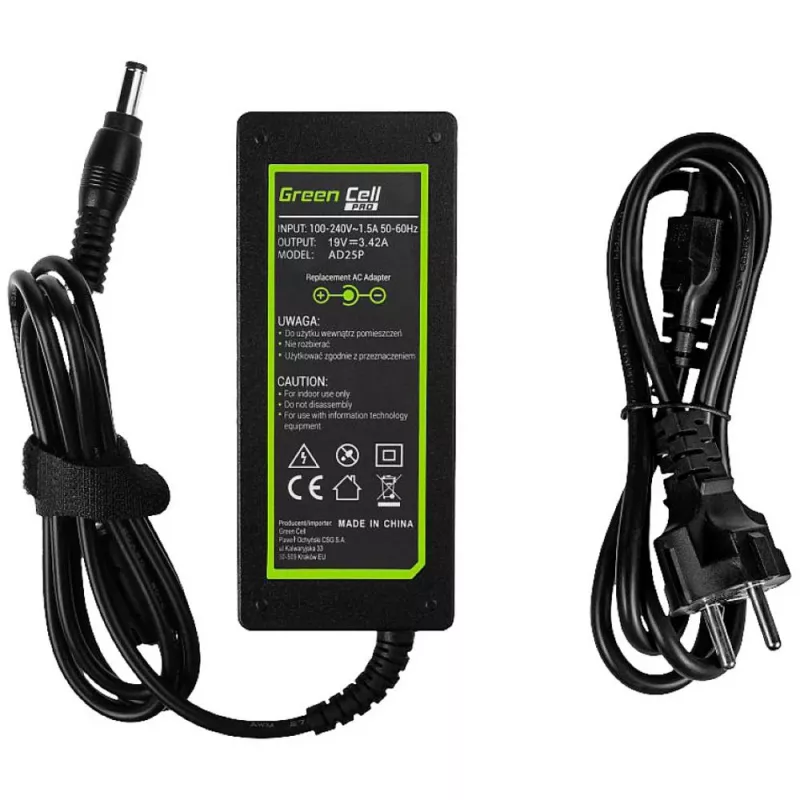 Fonte de alimentação/inversor Green Cell AD25P interior 65 W preto