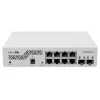 Switch de rede MikroTik CSS610-8G-2S+IN — 8x Gigabit RJ-45, 2x SFP+ 10G, PoE, entrada 12–57V