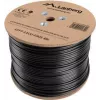 Lanberg LCF5-21CU-0305-BK cabo de instalação Cat5e F/UTP para exterior, cobre maciço, 305 m, preto