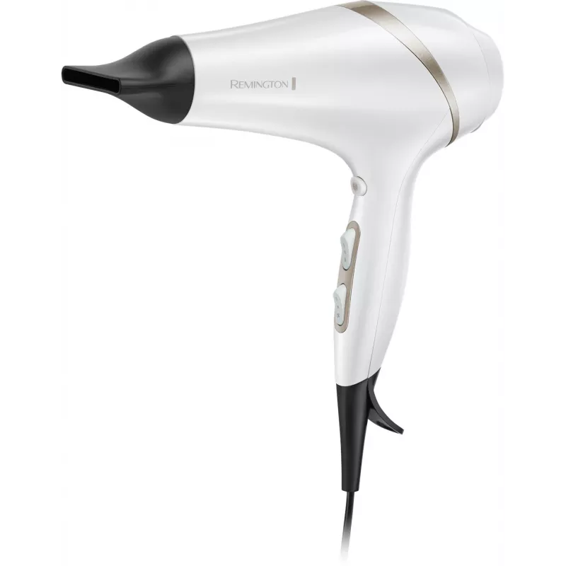 Secador de cabelo Remington AC8901 HYDRAlux 2300 W 3 níveis de temperatura Função iónica Difusor Branco