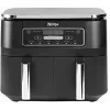 Ninja AF300 Fritadeira de ar quente dupla 7,6 L autónoma 1690 W preta