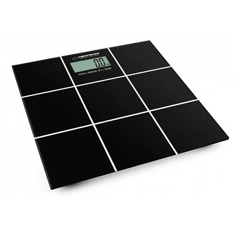 Balança de pessoas Esperanza EBS004 - eletrónica, 180 kg, vidro preto