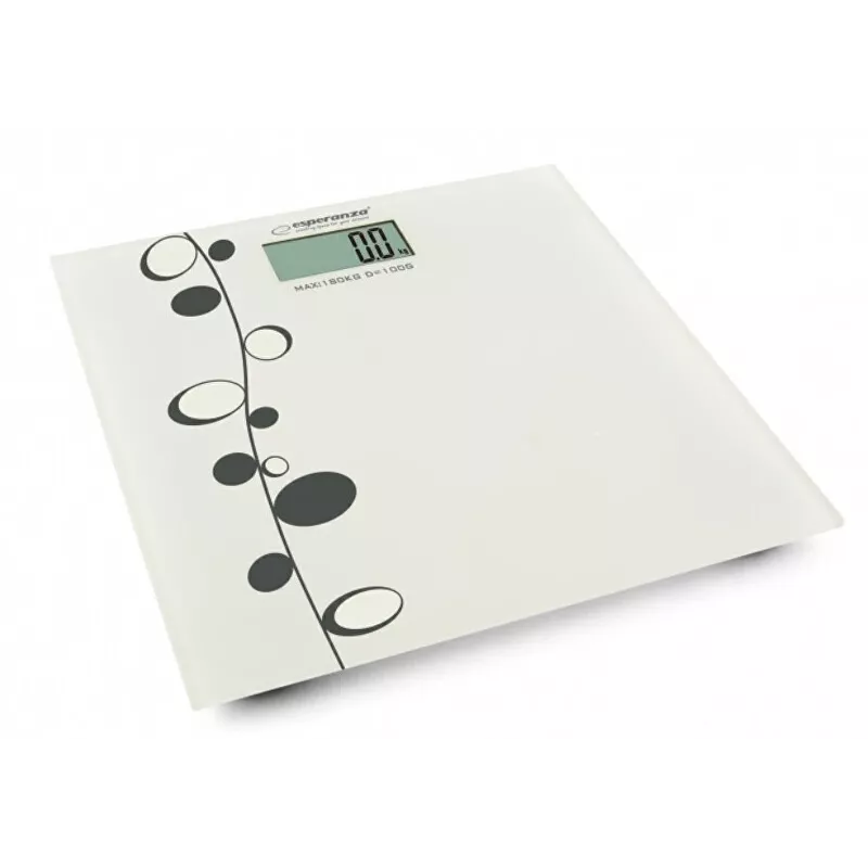 Balança de pessoas Esperanza Zumba EBS005 - eletrónica, 180 kg, vidro branco