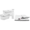 ZWILLING Fresh & Save conjunto inicial de vácuo em plástico M/L, 7 un., branco