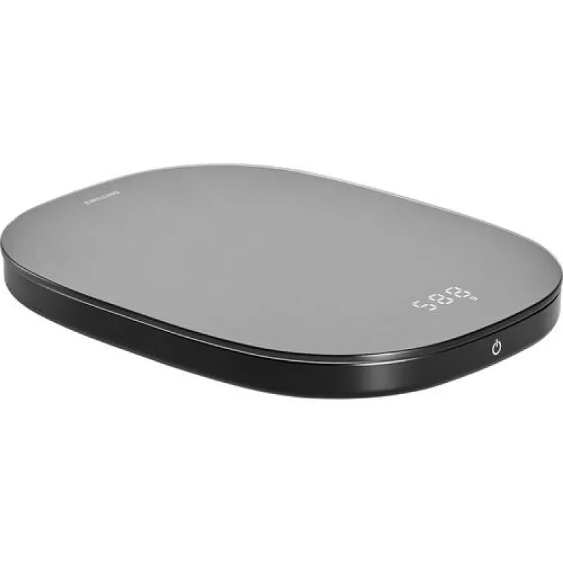 Balança de cozinha eletrónica ZWILLING 53011-053-0 – capacidade de 10 kg, preta oval, ecrã LCD
