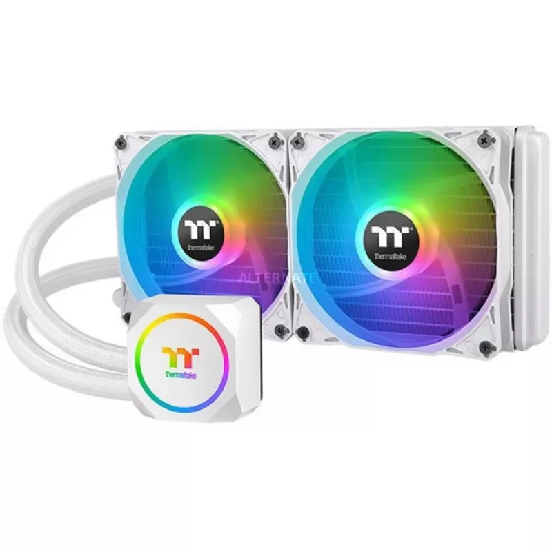 Refrigerador líquido all-in-one para processador Thermaltake TH240 ARGB Sync Snow Edition