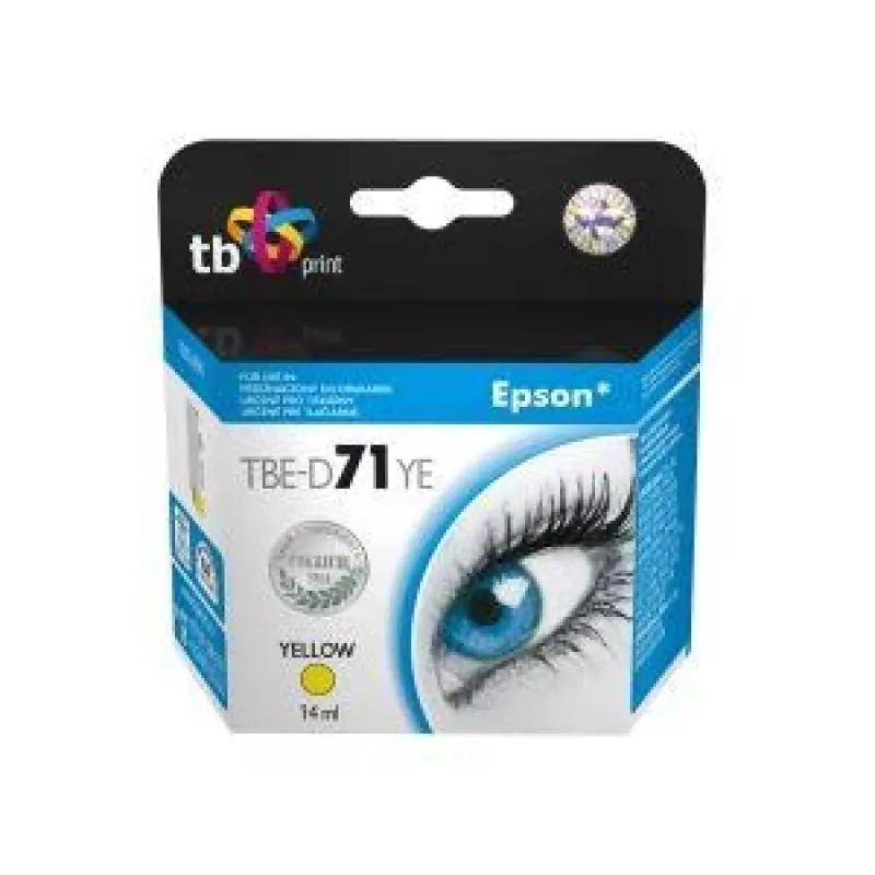 Cartucho de tinta TB compatível com Epson T0714 amarelo