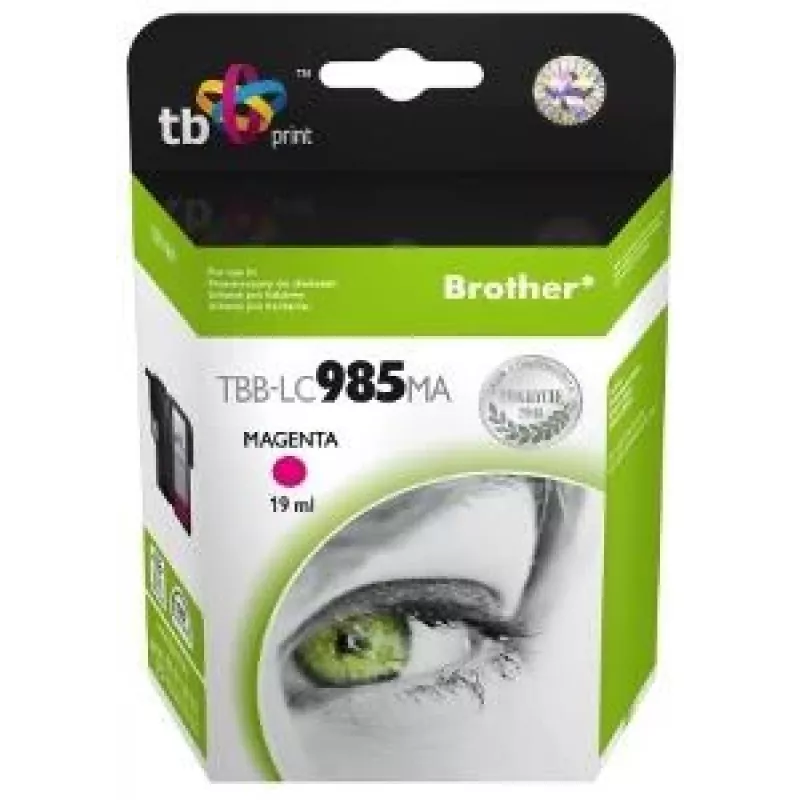Cartucho de tinta TB compatível Brother LC 985 MA 100% N