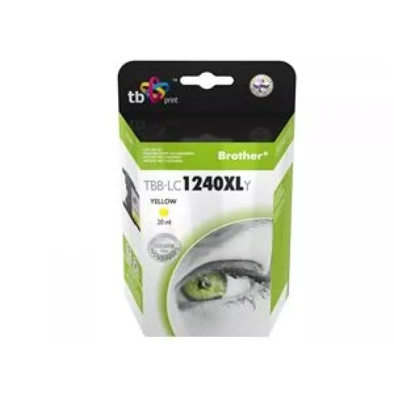 TB tinteiro compatível para Brother LC1240XL, amarelo (TBB-LC1240XLY)