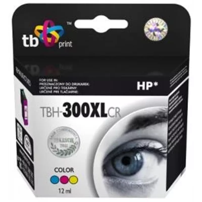 Tinta para HP DJ F2420 cor recondicionada TBH-300XLCR