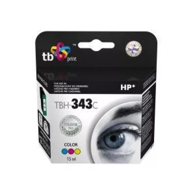 Tinta TBH-343C (HP N.º 343 - C8766EE) cor recondicionada