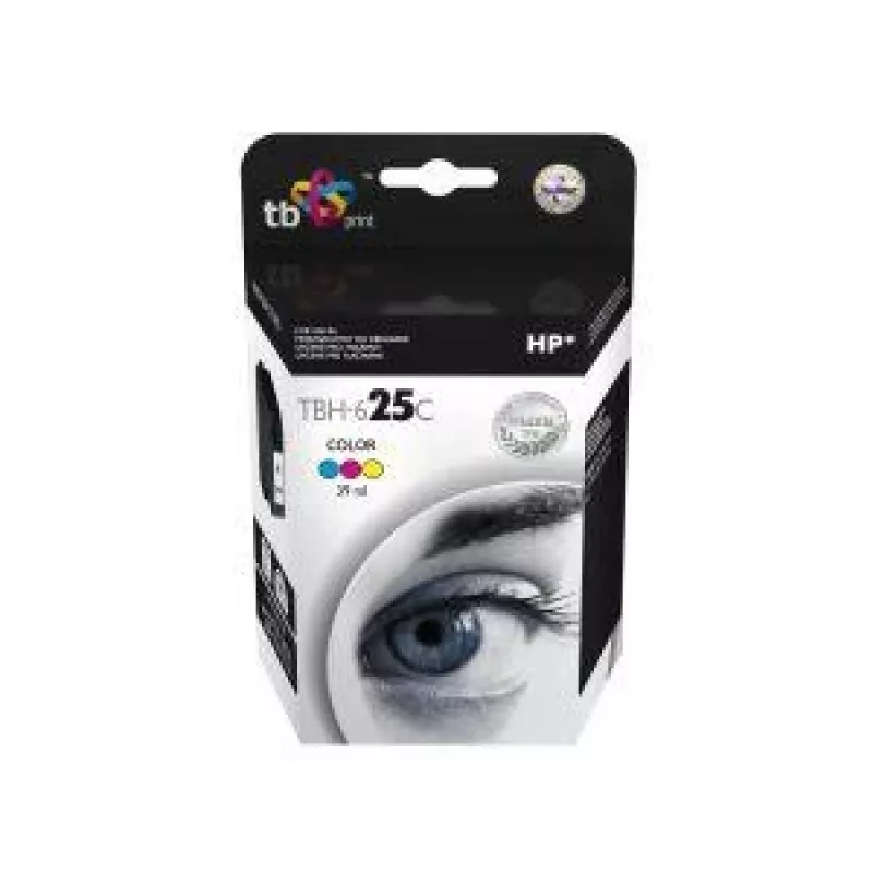 Tinta TBH-625C (HP N.º 17 - C6625A) cor recondicionada