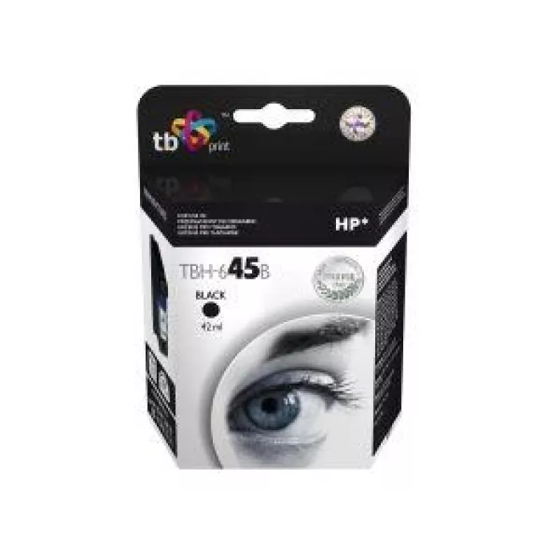 Tinta TBH-645B (HP N.º 45 - 51645AE) preto recondicionada