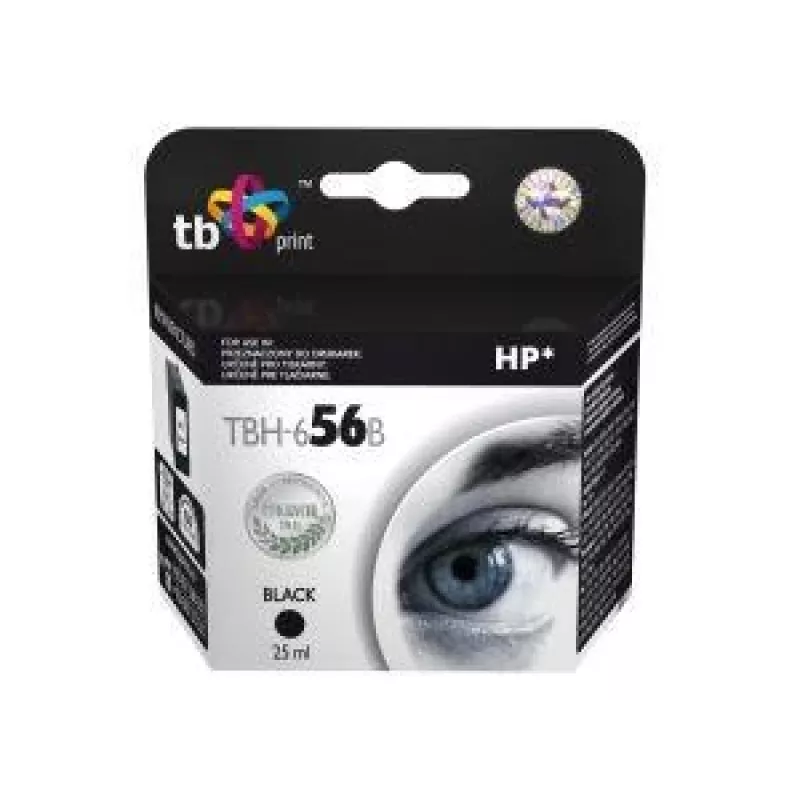 Tinta TBH-656B (HP N.º 56 - C6656A) preto recondicionada