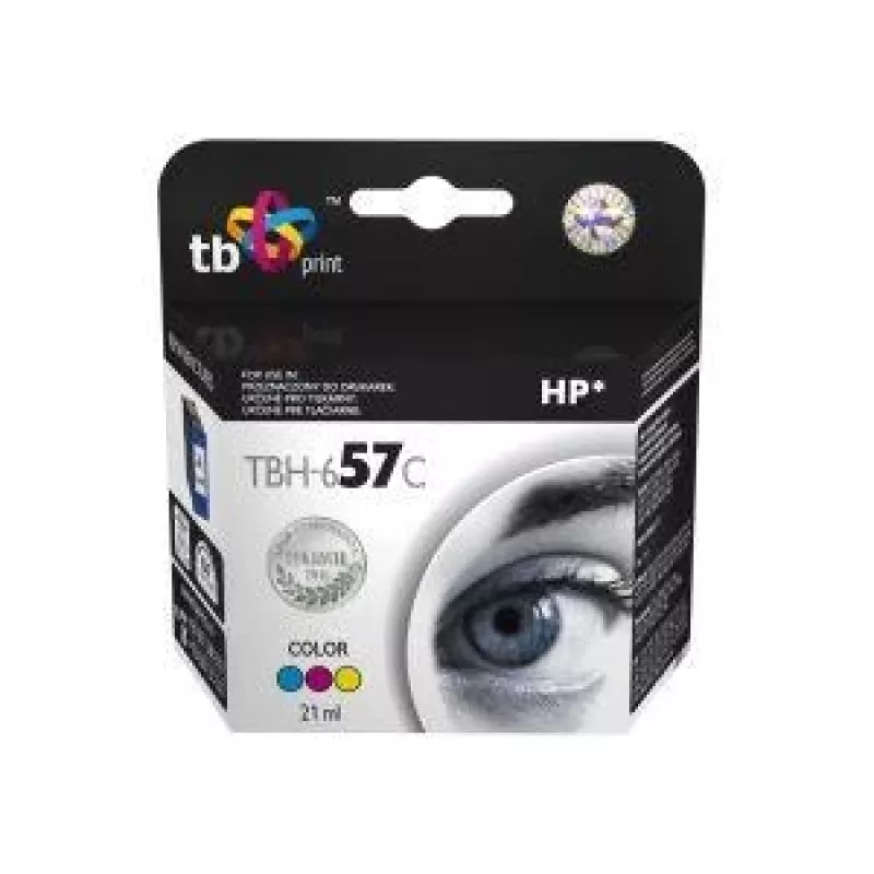 Tinta TBH-657C (HP N.º 57 - C6657A) cor recondicionada