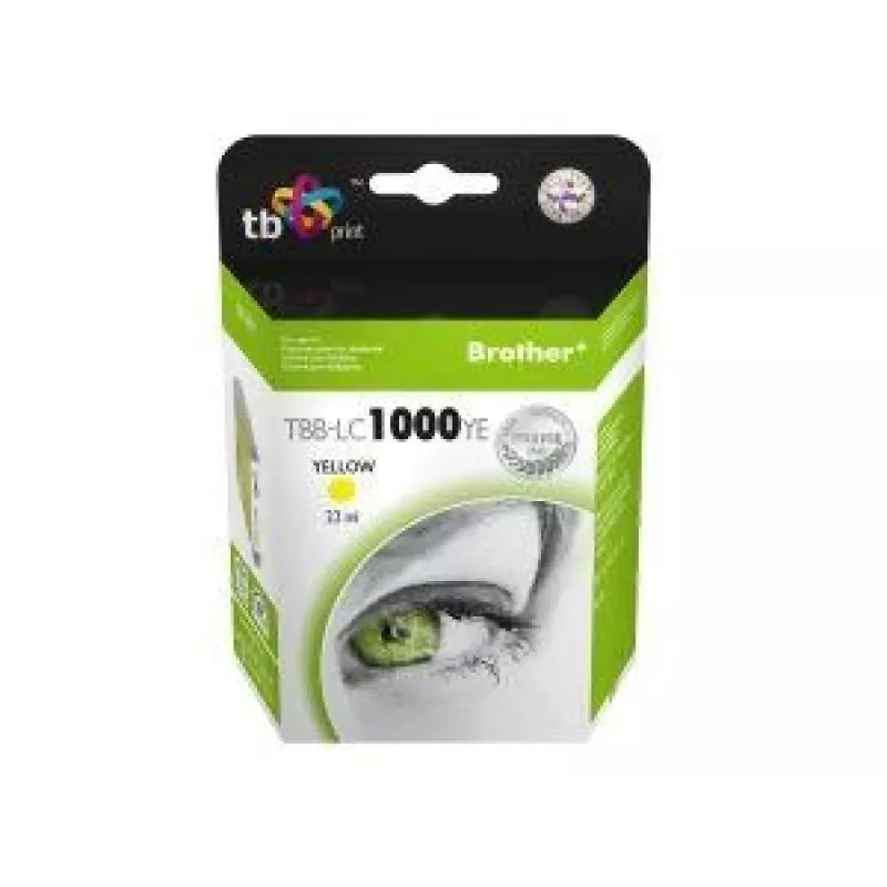 Tinta TBB-LC1000YE (Brother LC1000YE) amarelo 100% nova