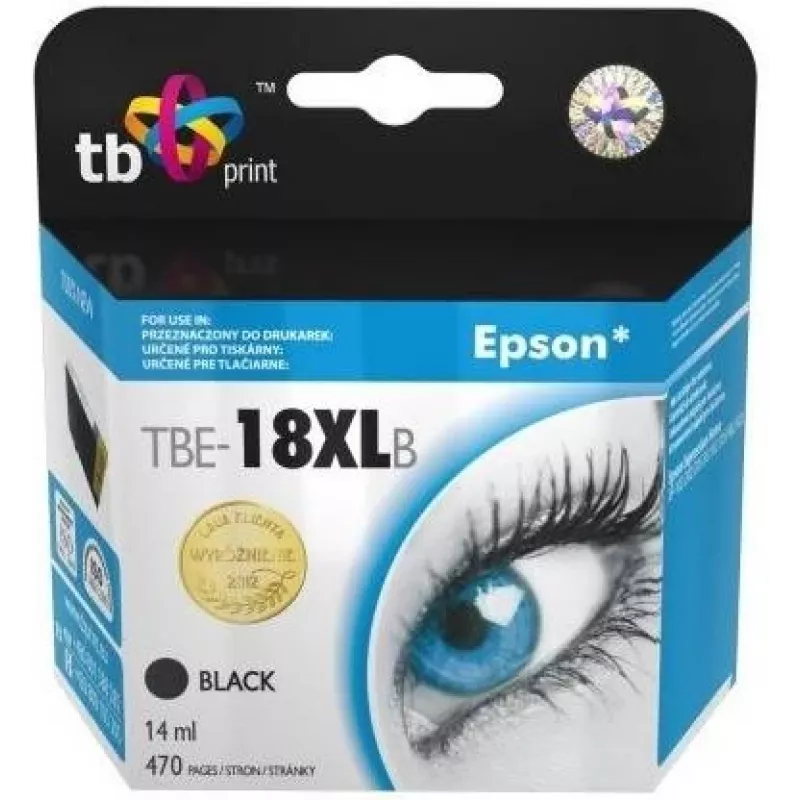 Cartucho de tinta TB Compat. S Epson T1811 Preto 100% Novo