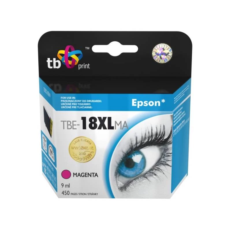 Cartucho de tinta TB compatível com Epson T1813 M 100% Novo