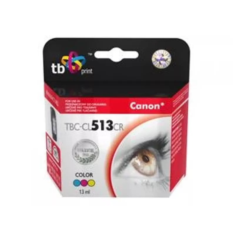 Tinta para Canon MP 480 Cor recondicionada TBC-CL513CR