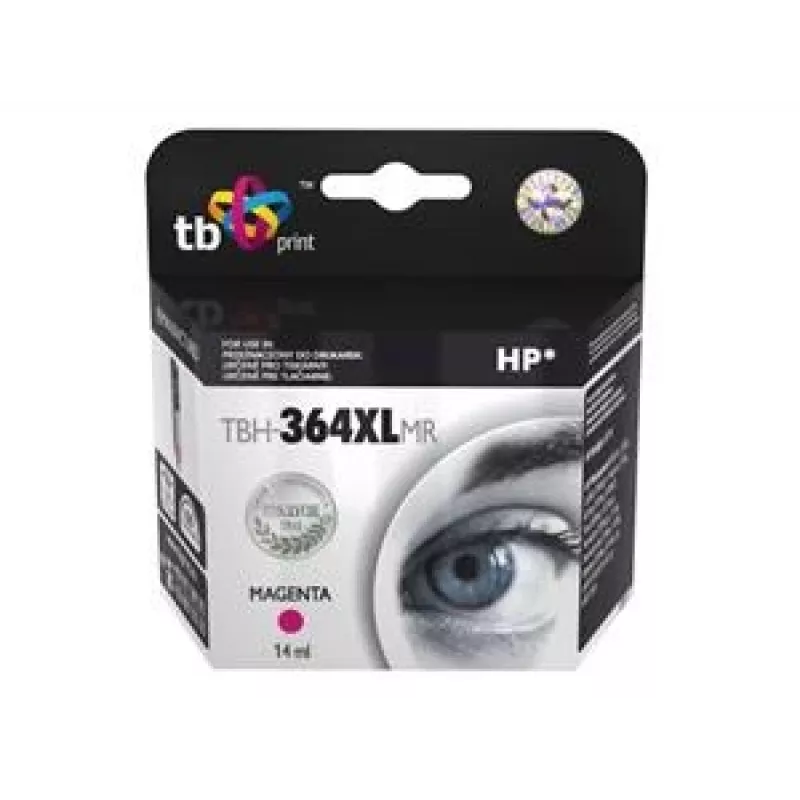 Tinteiro TB Compat. S HP CB324EE (N.º 364), TBH-364XLMR, Magenta