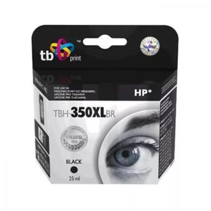 Cartucho de tinta HP DJ D4260 preto recondicionado TBH-350XLBR