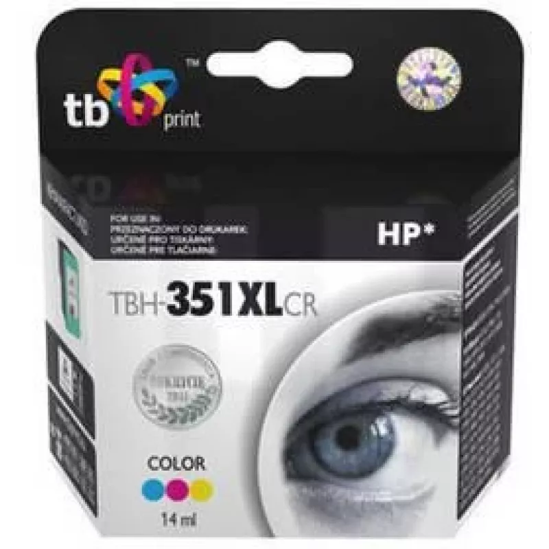 Cartucho de tinta TB compatível com HP 351XL cor Ref., CB338EE