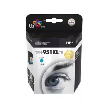 Tinta para HP OJ Pro 8100 ciano recondicionado TBH-951XLCR