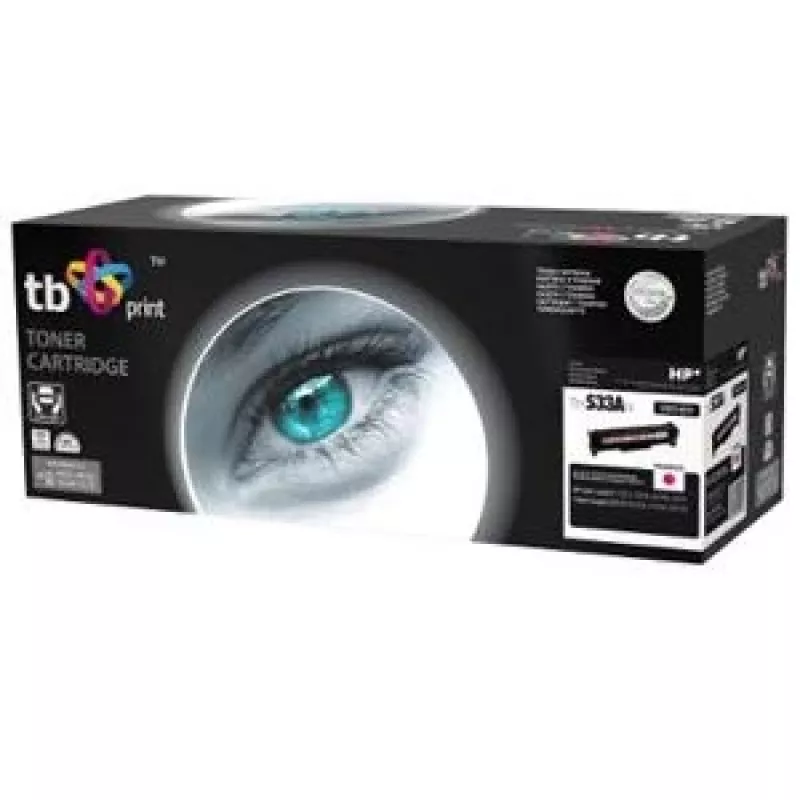 Toner TB compatível com HP CC533A, 100% novo, magenta