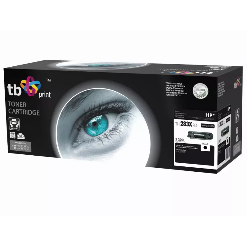 Toner TB compatível com HP CF283X preto, 2200, ref