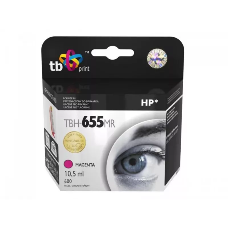 Tinteiro TB Compatível com HP 655, Magenta, Ref.