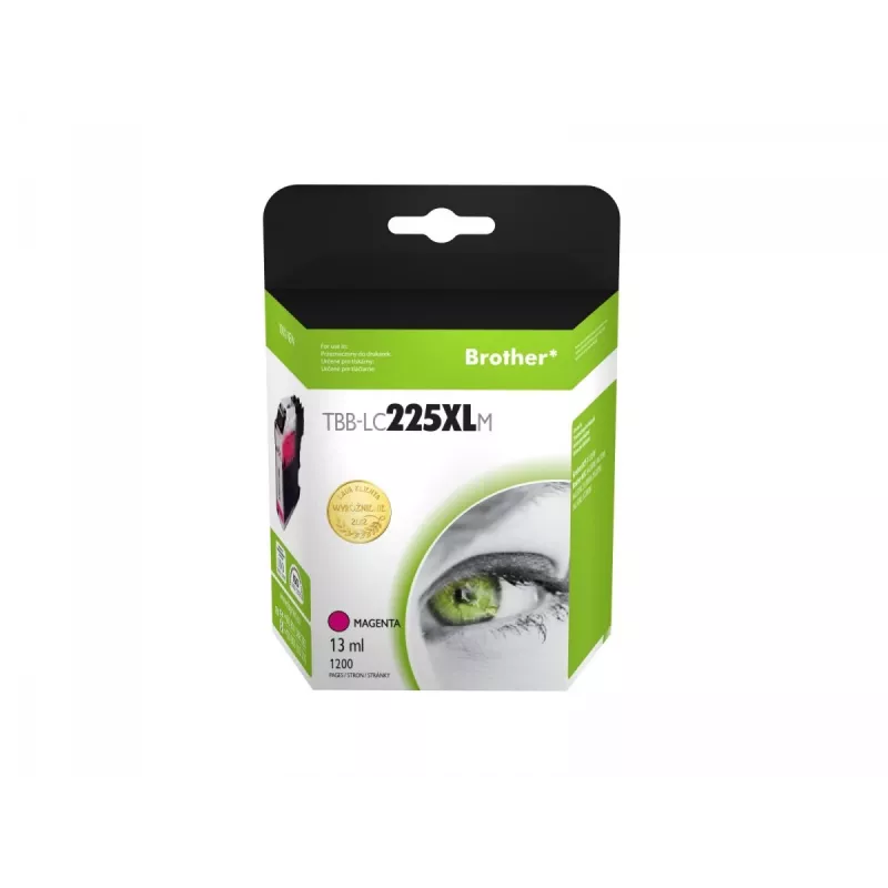 Cartucho de tinta TB compatível com Brother LC225XL magenta novo