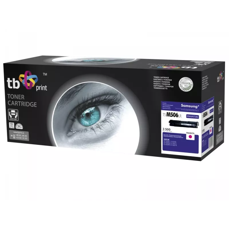 Toner Samsung CLT50 6 TS-M506LR MA reman. 2500 páginas preto