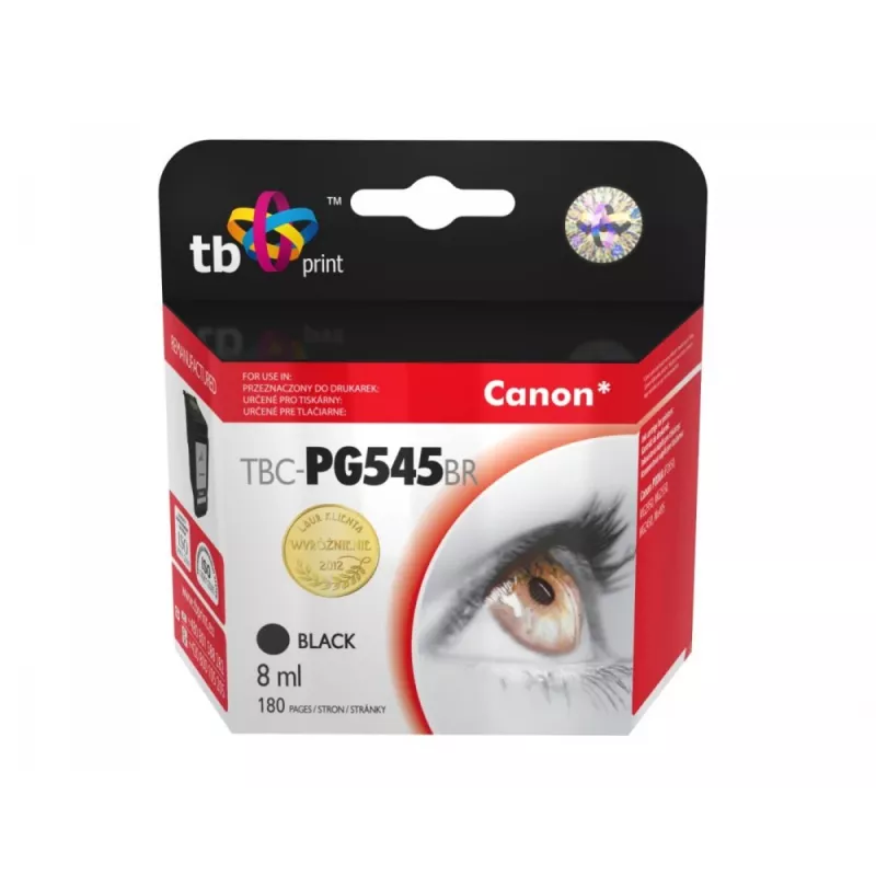 Tinta para Canon PIXMA iP2850/MG2950/2550/2450/MX495 TBC-PG545B BK ref.