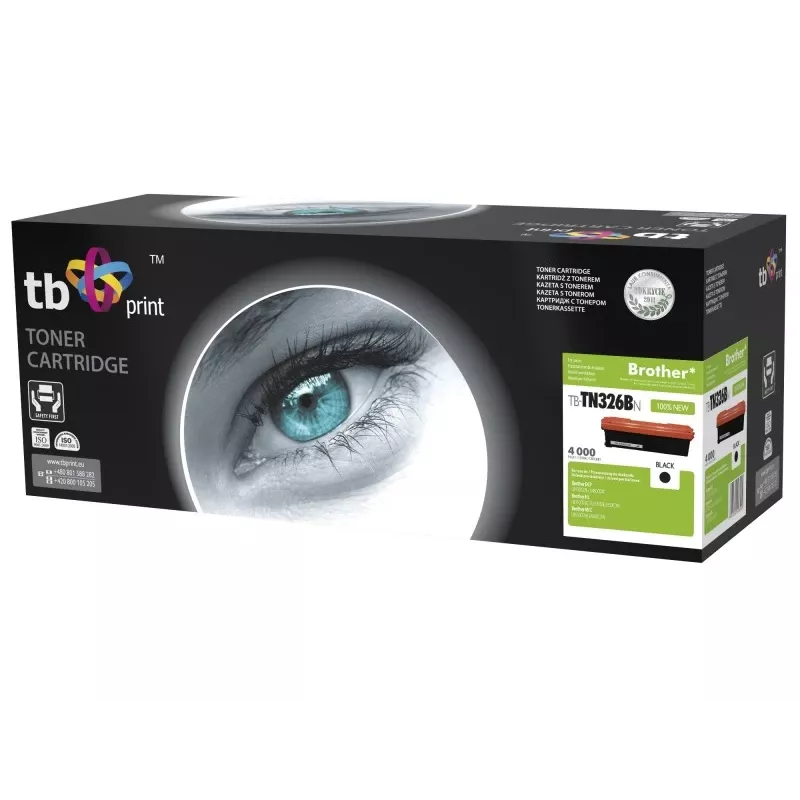 Toner para Brother TN326 B TN-TN326BN BK 100 % novo