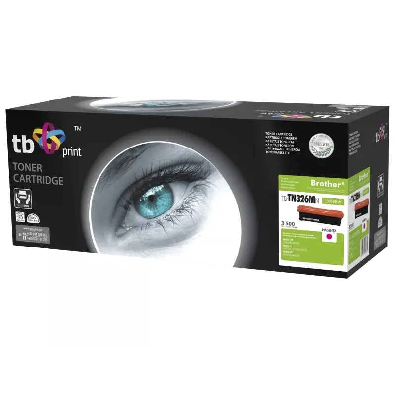 Toner para Brother TN326 M TB-TN326MN MA 100% novo