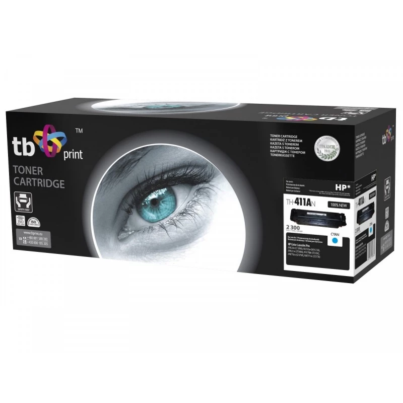 Toner para HP CLJ M452/ 477 CY TH-411AN 100% novo