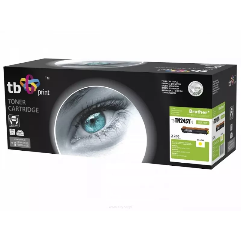 Toner para Brother TN245 Y TB-TN245YN YE 100% novo