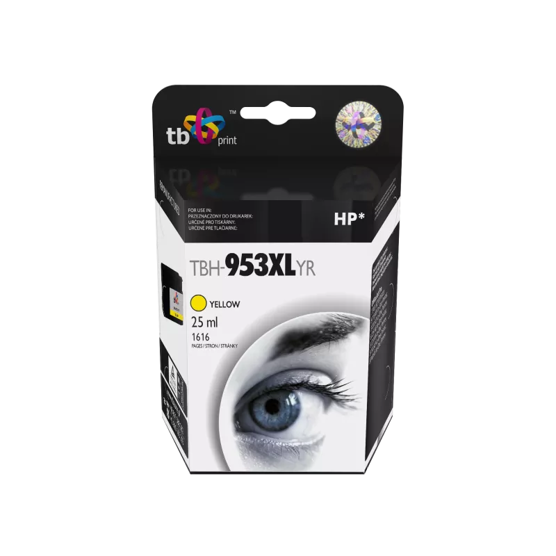 Tinta para HP OJ 8710 AiO TBH-953XLYR amarelo recondicionada