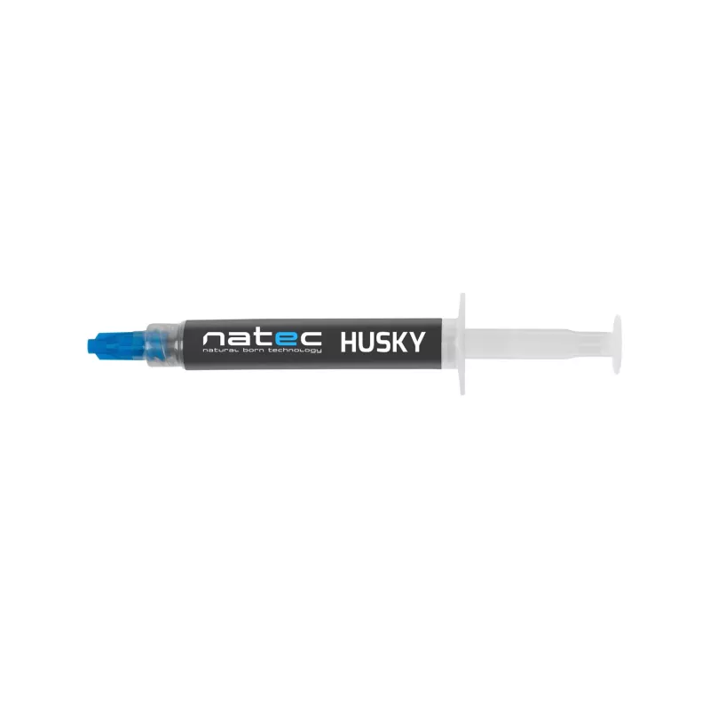 Pasta térmica NATEC Husky NPT-1324, condutividade térmica 4,63 W/m·K, volume 2 ml, densidade 2,5 g/cm³