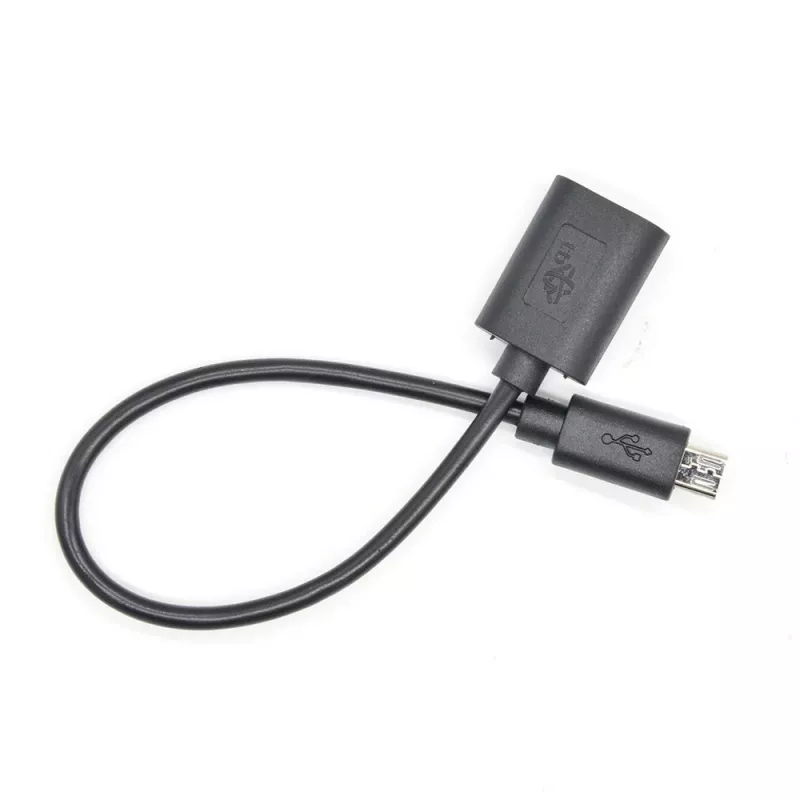 Cabo OTG TB AKTBXKUWOTG015B 15 cm, preto, ligação USB OTG