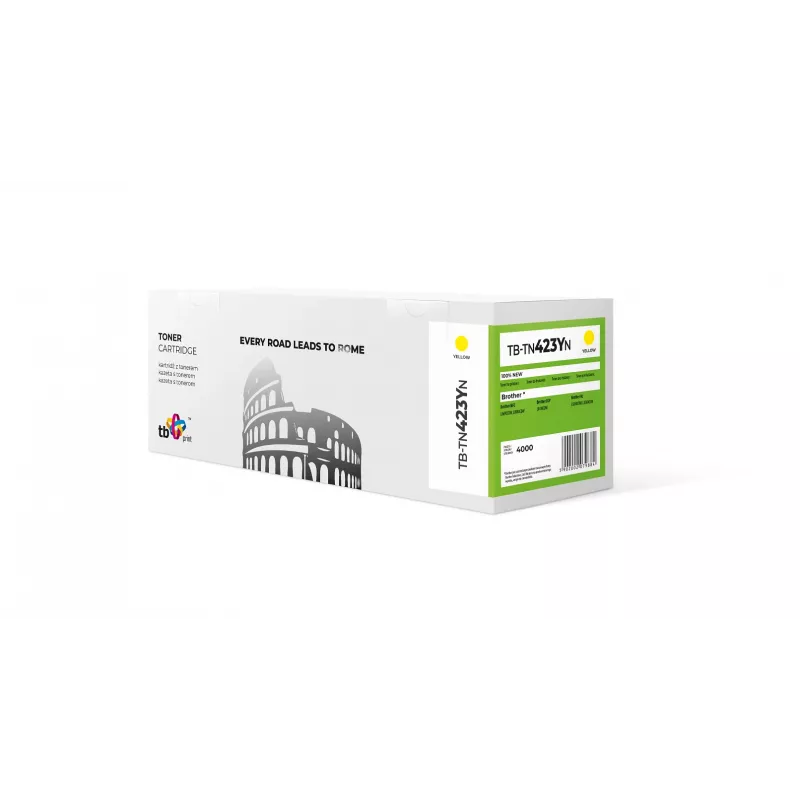 Toner para Brother TN423 Y TB-TN 423YN amarelo 100% novo